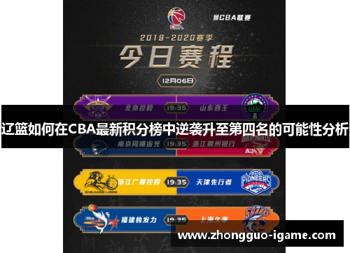 辽篮如何在CBA最新积分榜中逆袭升至第四名的可能性分析